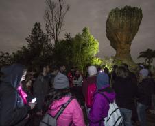 Passeio noturno no Parque Estadual da Vilha Velha. Ponta Grossa, 30/05/2015. Foto: Pedro Ribas/ANPr