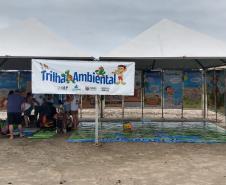 Tenda Ambiental promove ações para crianças e adultos no Litoral