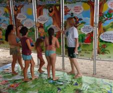Tenda Ambiental promove ações para crianças e adultos no Litoral