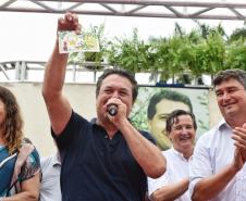 O secretário do Desenvolvimento Sustentável e Turismo, Márcio Nunes, participou, no último sábado (06), da reinauguração do Bosque Municipal ?André Ricardo da Silva?, em Terra Boa. Durante o evento também houve ações do Programa ?Educação Ambiental para Bacias Hidrográficas?  -  Terra Boa, 06/04/2019  -  Foto: Dênis Ferreira Netto/SEDEST