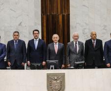 Governador participa de homenagem a Oriovisto Guimarães