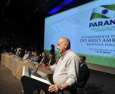 IV ConferÃªncia Estadual do Meio Ambiente Residuos SÃ³lidos 05 e 06 de setembro de 2013, local Itaipu em Foz do IguaÃ§u. na foto Luis Eduardo Cheida SEMA.//Fotos Denis Ferreira Netto.