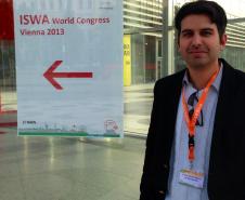 coordenador de Mudanças Climáticas da Secretaria do Meio Ambiente e Recursos Hídricos, Carlos Renato Garcez, representante do Paraná no Congresso Mundial da Associação Internacional de Resíduos Sólidos, em Viena, na Áustria.Foto: Divulgação