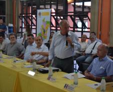 Secretário estadual do Meio Ambiente e Recursos Hídricos, Luiz Eduardo Cheida, participa da Assembleia Ordinária da Associação dos Municípios da Região Metropolitana de Curitiba (Assomec).