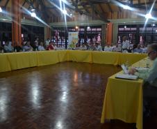 Secretário estadual do Meio Ambiente e Recursos Hídricos, Luiz Eduardo Cheida, participa da Assembleia Ordinária da Associação dos Municípios da Região Metropolitana de Curitiba (Assomec).