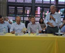 Secretário estadual do Meio Ambiente e Recursos Hídricos, Luiz Eduardo Cheida, participa da Assembleia Ordinária da Associação dos Municípios da Região Metropolitana de Curitiba (Assomec).