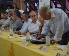 Secretário estadual do Meio Ambiente e Recursos Hídricos, Luiz Eduardo Cheida, participa da Assembleia Ordinária da Associação dos Municípios da Região Metropolitana de Curitiba (Assomec).