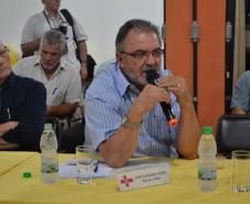 Secretário estadual do Meio Ambiente e Recursos Hídricos, Luiz Eduardo Cheida, participa da Assembleia Ordinária da Associação dos Municípios da Região Metropolitana de Curitiba (Assomec).
