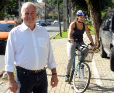 Secretaria de Estado do Meio Ambiente, incentiva os funcionários ao uso da bicicleta. Luiz Eduardo Cheida, Secertário de Estado do Meio Ambiente.Curitiba, 12/04/2014Foto: Ricardo Almeida / ANPr