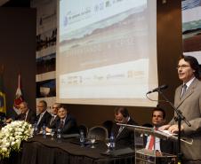 O secretário estadual do Meio Ambiente e Recursos Hídricos, Ricardo José Soavinski, participa da abertura do Dia Mundial da Água, na Fiep. Curitiba, 23/03/2015. Foto: Pedro Ribas/ANPr