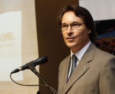 O secretário estadual do Meio Ambiente e Recursos Hídricos, Ricardo José Soavinski, participa da abertura do Dia Mundial da Água, na Fiep. Curitiba, 23/03/2015.