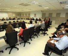 Secretário estadual do Meio Ambiente, Ricardo Soavinski, coordena reunião do Projeto PSA ( Pagamento por Serviços Ambientais) no Estado do Paraná.Curitiba, 08/04/2015.Foto: José Gomercindo/ANPr