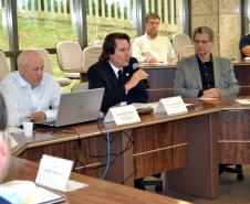 O secretário estadual do Meio Ambiente, Ricardo Soavinski, toma posse como presidente do Conselho Estadual do Meio Ambiente.Foto: Divulgação SEMA