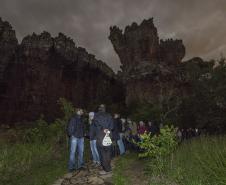 Passeio noturno no Parque Estadual da Vilha Velha. Ponta Grossa, 30/05/2015. Foto: Pedro Ribas/ANPr