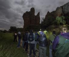 Passeio noturno no Parque Estadual da Vilha Velha. Ponta Grossa, 30/05/2015. Foto: Pedro Ribas/ANPr