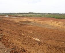 Obras do Parque Palmital, em Pinhais.Pinhais, -05-08-15.Foto: Arnaldo Alves / ANPr.