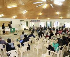 O secretário do Meio Ambiênte e Recursos Hídricos, Ricardo Soavinski, esteve reunido com Faxinalenses de Guarapuava e região.Guarapuava, 22-08-15.Foto: Arnaldo Alves / ANPr.