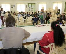 O secretário do Meio Ambiênte e Recursos Hídricos, Ricardo Soavinski, esteve reunido com Faxinalenses de Guarapuava e região.Guarapuava, 22-08-15.Foto: Arnaldo Alves / ANPr.