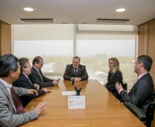 Governadora em exercício, Cida Borghetti, durante reunião com o  ministro chefe da Secretaria de Governo da Presidência da República, Ricardo Berzoíne.Brasília, 21/10/2015.Foto: Divulgação