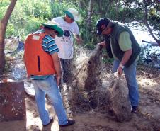 IAP apreende materiais em fiscalização de pesca.Curitiba, 29/01/2016.Foto: Divulgação IAP