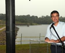 Governador Beto Richa lança uma série de ações de revitalização e cuidado com os recursos hídrico, entre elas o Programa de Conservação dos Mananciais do Paraná, durante as comemorações do Dia Mundial da Água, no Centro de Educação Ambiental dos Mananciais da Serra, em Piraquara, na Região Metropolitana de Curitiba.Piraquara, 22/03/2016.Foto: Orlando Kissner/ANPr