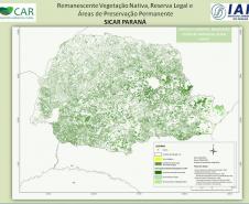 Após dois anos de o Cadastro Ambiental Rural (CAR) ser obrigatório para todas as propriedades do campo do País, o Instituto Ambiental do Paraná (IAP) divulgou um balanço das informações. O relatório foi publicado pelo IAP neste domingo (5), em comemoração ao Dia Mundial do Meio Ambiente, e reúne dados do Serviço Florestal Brasileiro e do Ministério do Meio Ambiente.Curitiba, 03/06/2016.Foto: Divulgação IAP