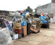 Programa Coleta Seletiva Solidária da Copel destina 100 toneladas por ano de resíduos recicláveis coletados nas sedes da companhia para oito associações e cooperativas de catadores em diversas cidades do Paraná. Curitiba, 16/06/2016.Foto: Daniela Catisti/Copel