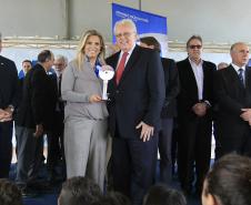 A vice-governadora Cida Borghetti durante as comemorações do dia do Rio Iguaçu, realizado nesta quinta-feira(17) no Parque Municipal de São José dos Pinhais na Avenida das Torres. - São José dos Pinhais, 17.11.2016 - Foto Jonas Oliveira