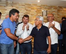 O Governador Beto Richa, durante assinatura do  decre to Plano  Diretor  em Pontal Do Parana. FOTO Orlando Kissner/ANPr-19/01/2017