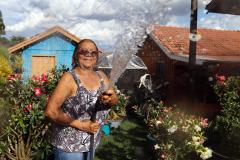Moradores do Parana beneficiados pelo programa de poços artesianos do Governo do Estado em Jesuítas