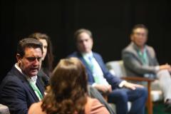 O governador Carlos Massa Ratinho Junior participou nesta terça-feira (5) do ESG Summit Brazil Journal, em São Paulo.