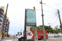 Painéis do Simepar que foram instalados no Litoral