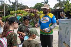 Ilha do Mel, 29 de janeiro de 2025 - Conscientização sobre ecossistemas na Ilha do Mel.