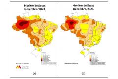 Monitor nacional e Simepar mostram que seca diminui no Norte do Paraná