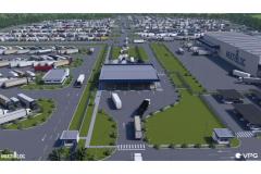 Projeto do novo Porto Seco de Foz do Iguaçu: complexo vai duplicar a movimentação de cargas na Tríplice Fronteira.