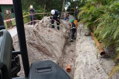 obras do sistema de coleta e tratamento de esgoto têm início na Ilha do Mel