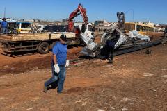 IAT envia caminhões, equipamentos e servidores para ajudar na reconstrução de Rio Bonito do Iguaçu