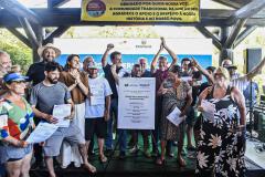 Governo entrega praça de alimentação e regularização fundiária para famílias da Ilha do Mel