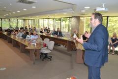 A Secretaria de Estado do Meio Ambiente e Recursos Hídricos, em parceria com a Celepar, lançou nesta terça-feira (11) o portal ?Conexão Ambiental?, em cerimônia no auditório do Instituto Lactec, em Curitiba.  -  Curitiba, 11/12/2018  -  Foto: Divulgação SEMA