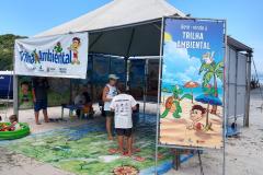 Tenda Ambiental promove ações para crianças e adultos no Litoral
