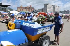 O Instituto das Águas do Paraná, do Governo do Estado, começa segunda-feira (23) serviços de limpeza e recolhimento de lixo no Litoral. Foto: Divulgação