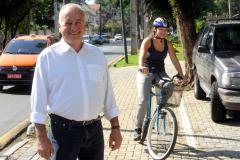 Secretaria de Estado do Meio Ambiente, incentiva os funcionários ao uso da bicicleta. Luiz Eduardo Cheida, Secertário de Estado do Meio Ambiente.Curitiba, 12/04/2014Foto: Ricardo Almeida / ANPr