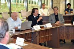 O secretário estadual do Meio Ambiente, Ricardo Soavinski, toma posse como presidente do Conselho Estadual do Meio Ambiente.Foto: Divulgação SEMA