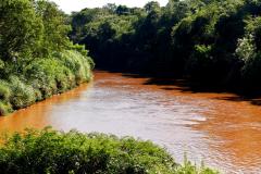 Água captada no Rio Pirapó atende 85% da população de Maringá.Foto: Sanepar Maringá
