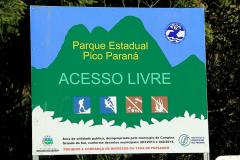 Visitantes do Pico Paraná não precisam mais pagar para entrar no parque.Foto: Divulgação IAP