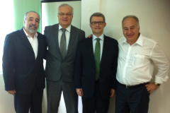 Iurk recebe ex-secretários