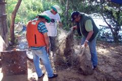 IAP apreende materiais em fiscalização de pesca.Curitiba, 29/01/2016.Foto: Divulgação IAP