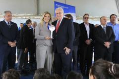 A vice-governadora Cida Borghetti durante as comemorações do dia do Rio Iguaçu, realizado nesta quinta-feira(17) no Parque Municipal de São José dos Pinhais na Avenida das Torres. - São José dos Pinhais, 17.11.2016 - Foto Jonas Oliveira