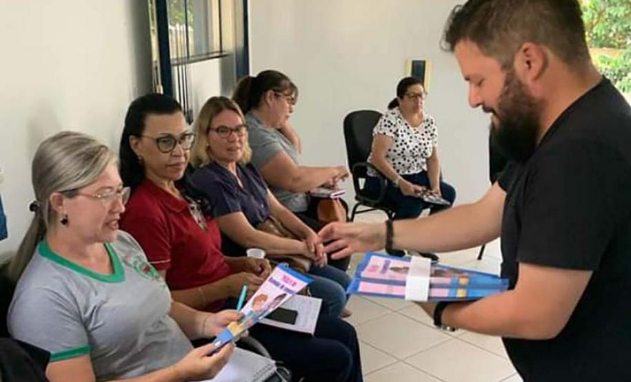 Treinamento das coordenadoras das escolas da rede municipal em Bandeirantes