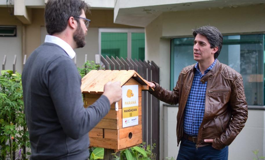 Colmeias do Poliniza Paraná na Sedest